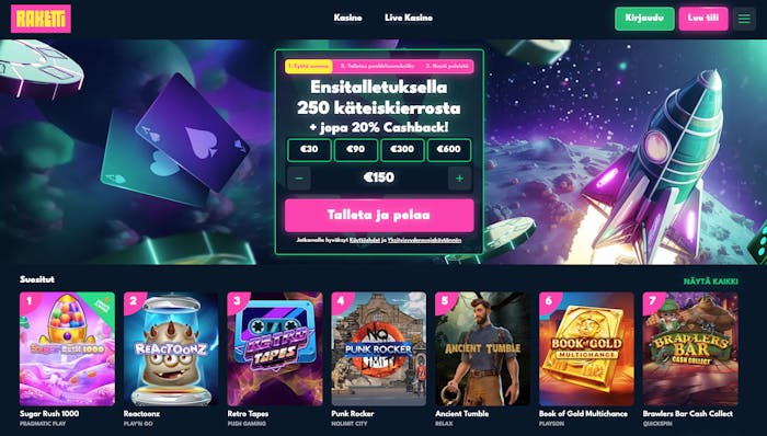 Raketti Kasinon etusivu