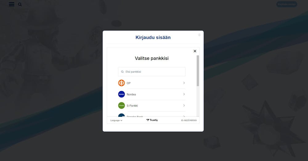 simppeli kirjautumisikkuna