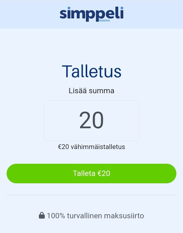 Simppeli talletus