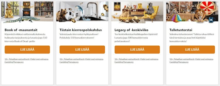 Skol Casinolla on useita erilaisia bonuksia, kuten Book of -maanantait.