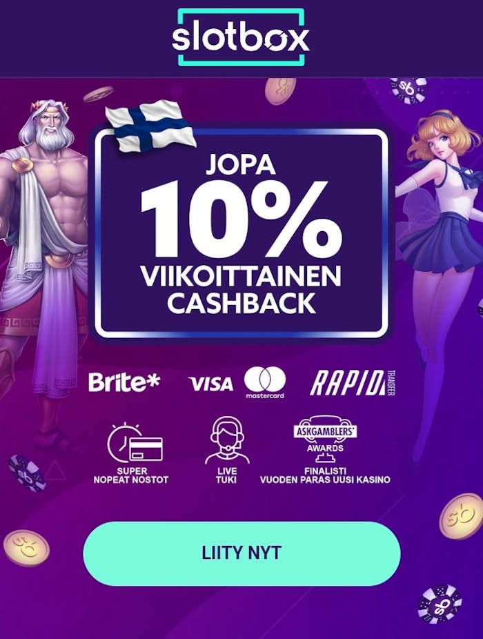 Slotbox Casino cashback