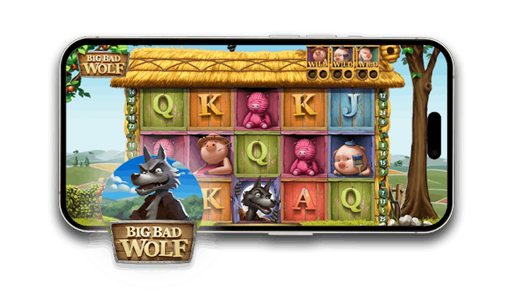 Lähde suden matkaan Big Bad Wolf pelin mobiiliversiossa