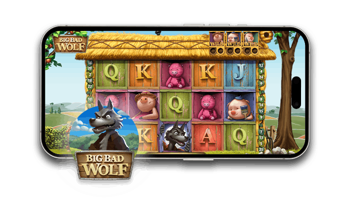 Lähde suden matkaan Big Bad Wolf pelin mobiiliversiossa