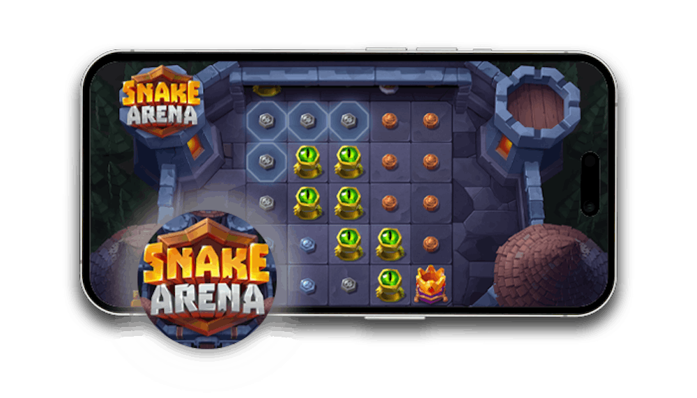 Lähde haasteeseen mukaan Snake Arenan mobiiliversiolla