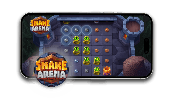 Lähde haasteeseen mukaan Snake Arenan mobiiliversiolla