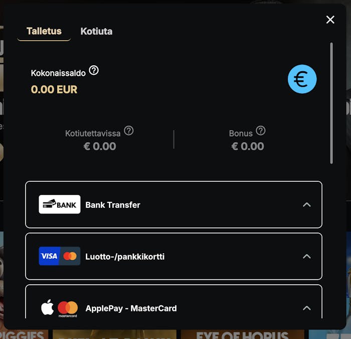 Talletus Slots Don Casinolle