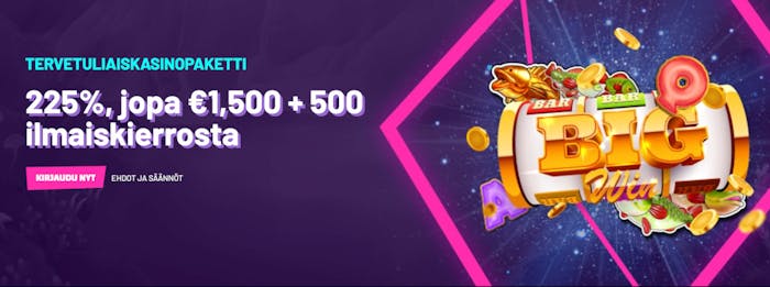 Slots Hammer Casino tarjoaa bonuspaketin uusille pelaajille