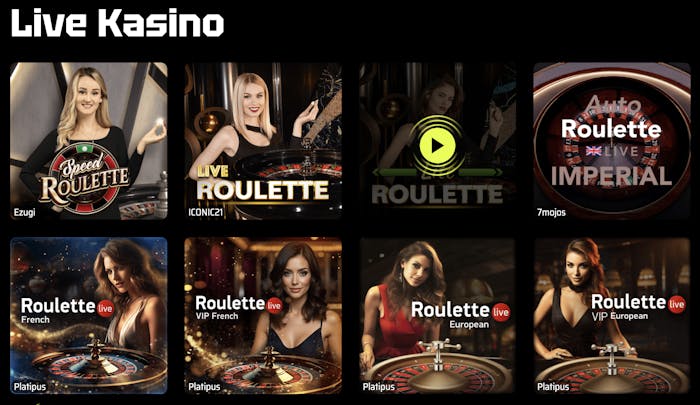 Slotsvader live casinolla pääset pelaamaan suosittuja pelejä kuten ruletti