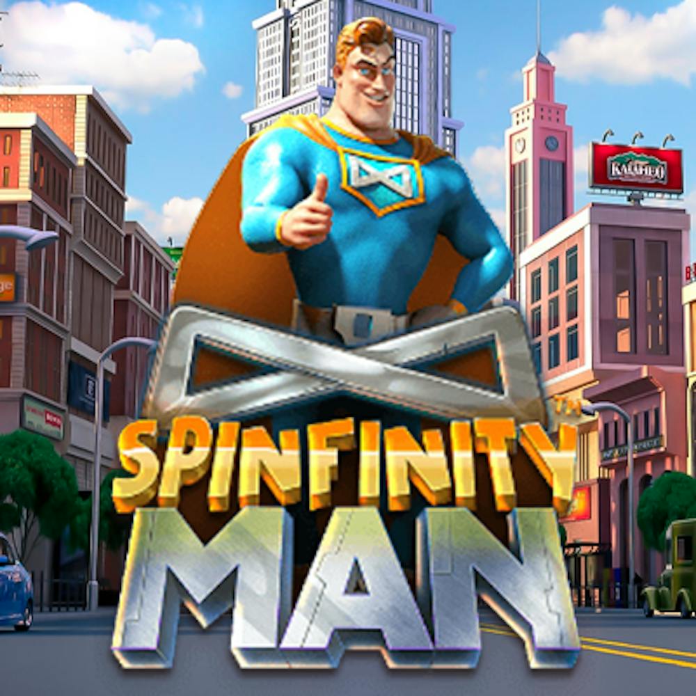 Spinfinity Man: Tiedot ja yksityiskohdat logo