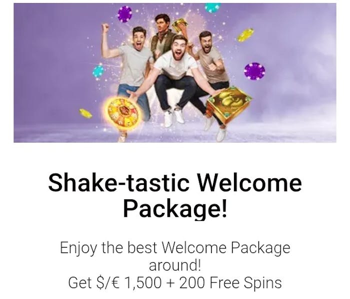 Spinshake casino bonus