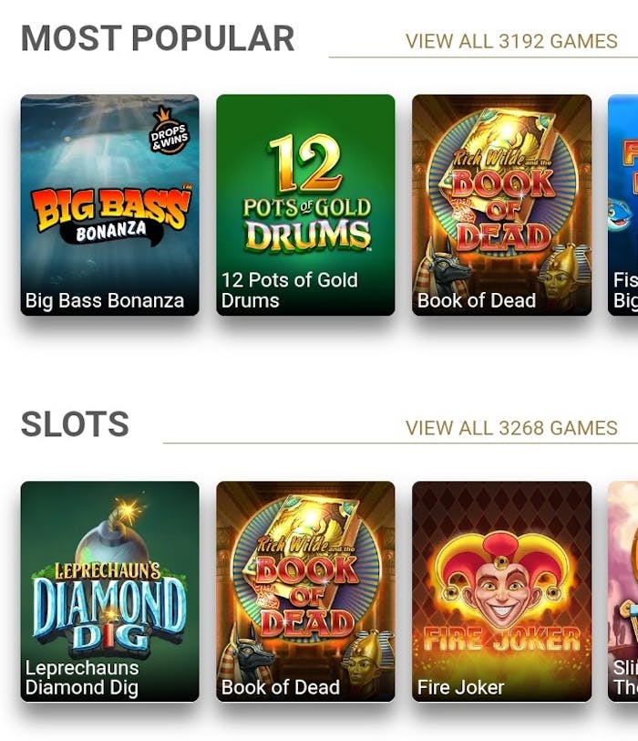 Spinshake casino pelit