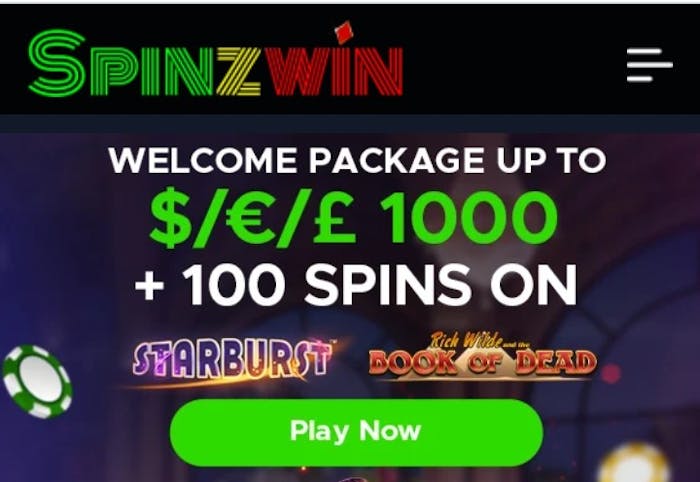 SpinzWin bonus