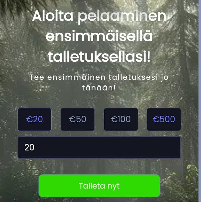 SpinzWin tilin avaus