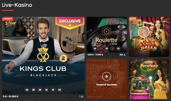 Sports Center Betting live kasinolla pääset pelaamaan esimerkiksi live rulettia