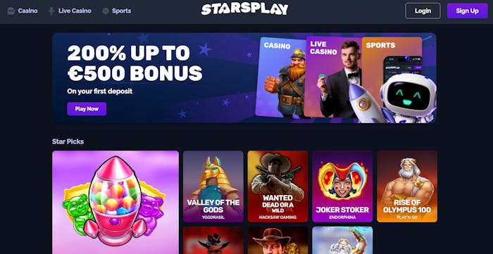 Stars Play Casinon aula
