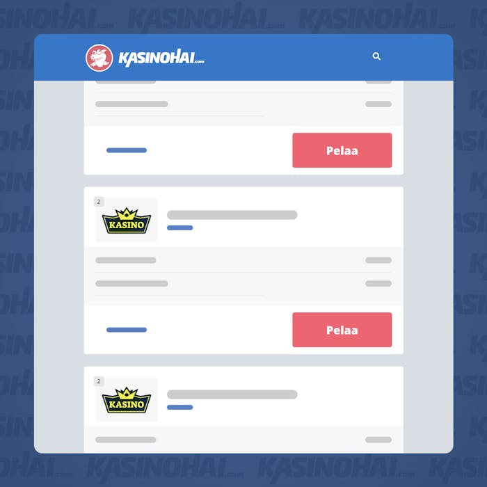 Katso parhaat cashback kasinot -lista