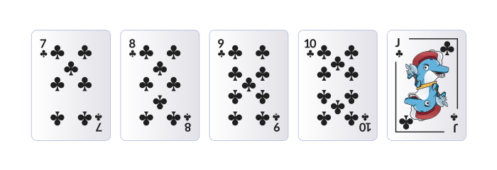 Värisuora pokerissa