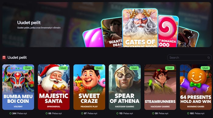 Sunnybet játékok képernyőképe