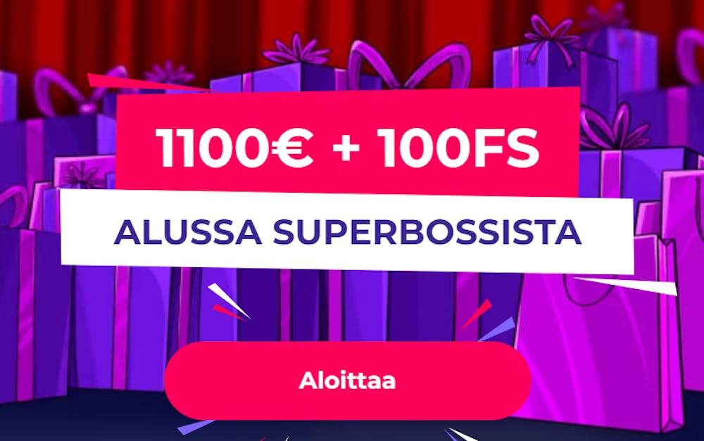 superbossin tervetulotarjous