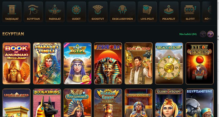 Talismania tarjoaa yli 11 000 kolikkopeliä, joten valikoima on huomattavasti montaa muuta nettikasinoa laajempi.