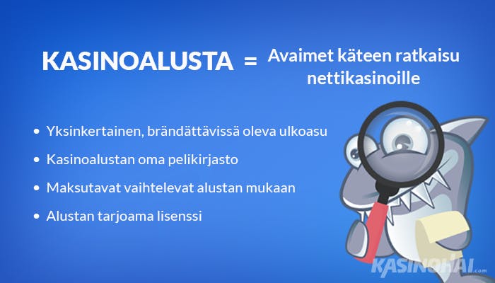 Kasinoalustojen ominaisuuksia, kuten brändättävissä oleva ulkoasu