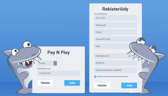 Kaksi eri tapaa rekisteröityä nettikasinolle: Pay N Play ja perinteinen rekisteröityminen.