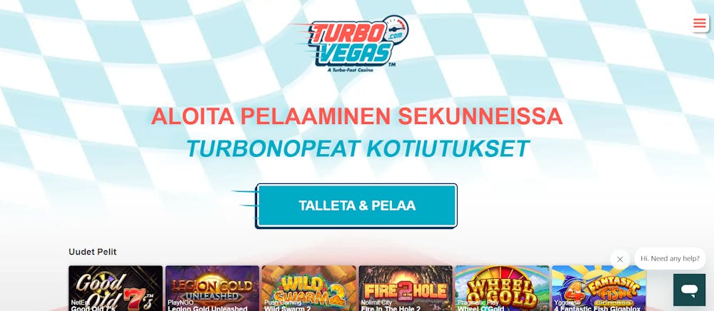 turbovegasin tervetulotarjous