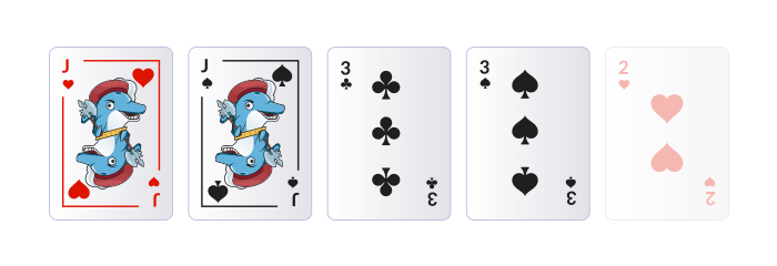 Kaksi paria nettipokerissa