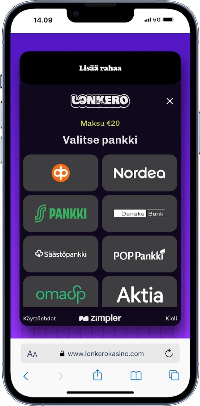 Tilin avaaminen uudelle nettikasinolle pankkitunnuksilla
