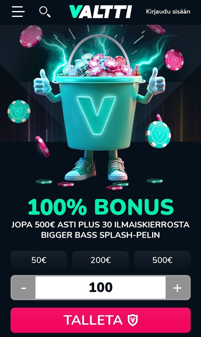 Valtti Casino bonus