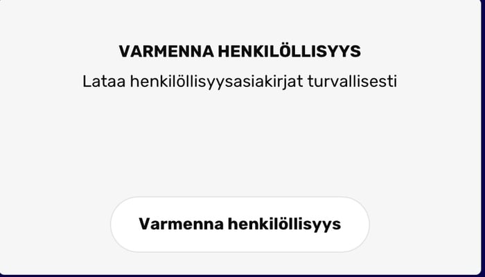 Kyc-tiedostojen lataustoiminto Tuhti kasinolla.