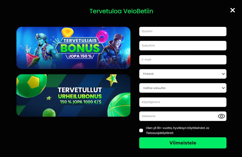 velobetin login