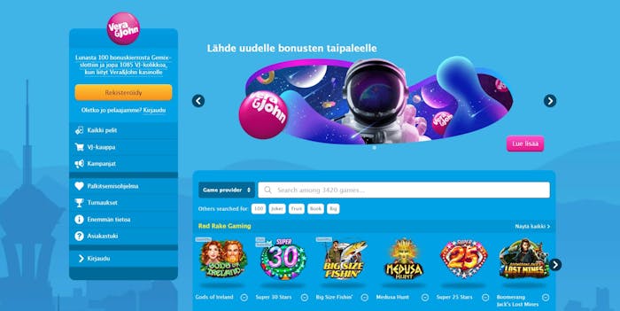 Vera John casino Etusivu