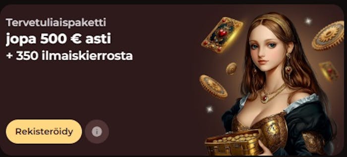 Vinci Spin tervetulobonus sis?lt?? jopa 500 euroa pelaajille