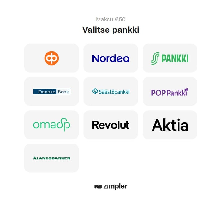 Pankkivaihtoehdot Vipsta kasinon talletusvaiheessa.