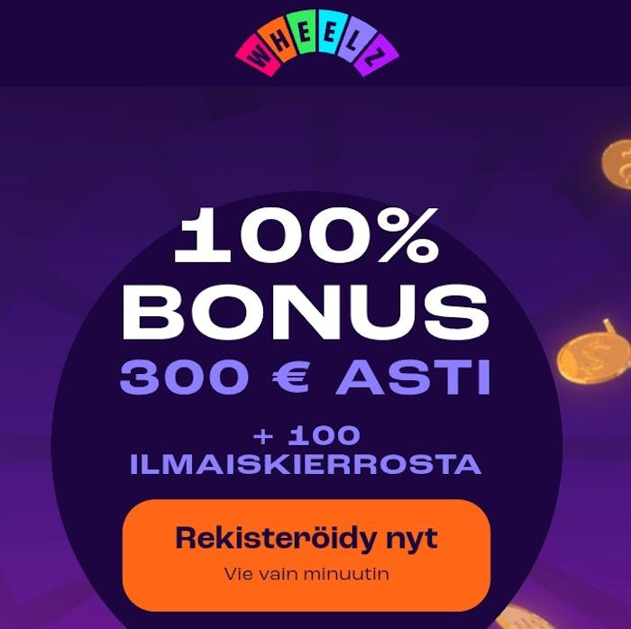 Wheelz bonus uusille pelaajille