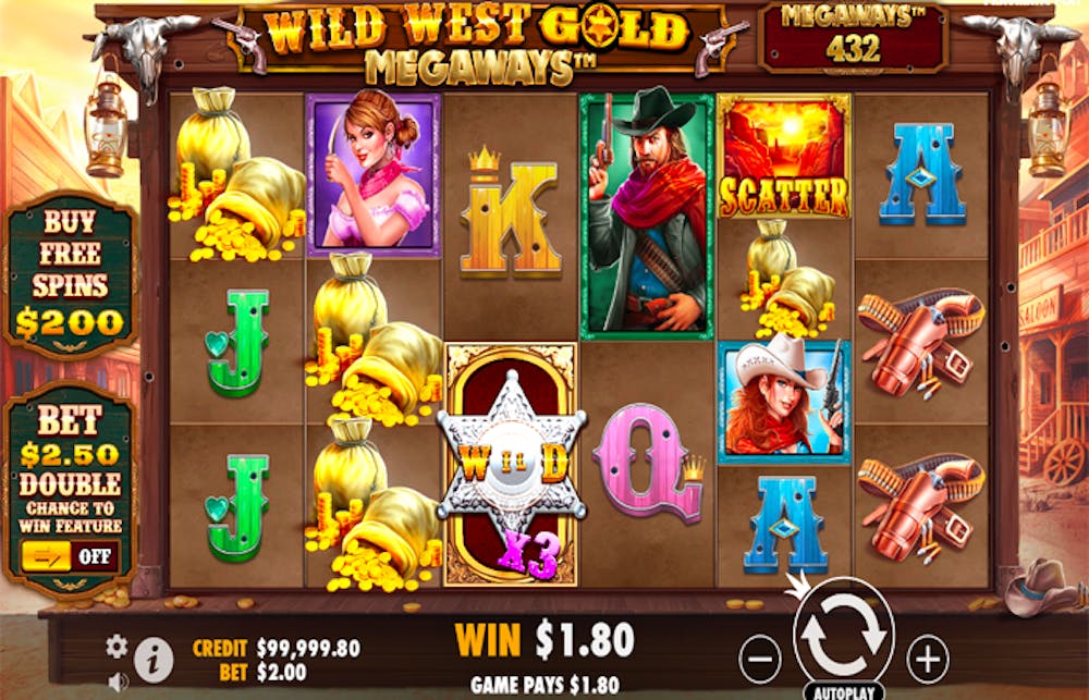 Wild West Gold Megaways: Tiedot ja yksityiskohdat logo