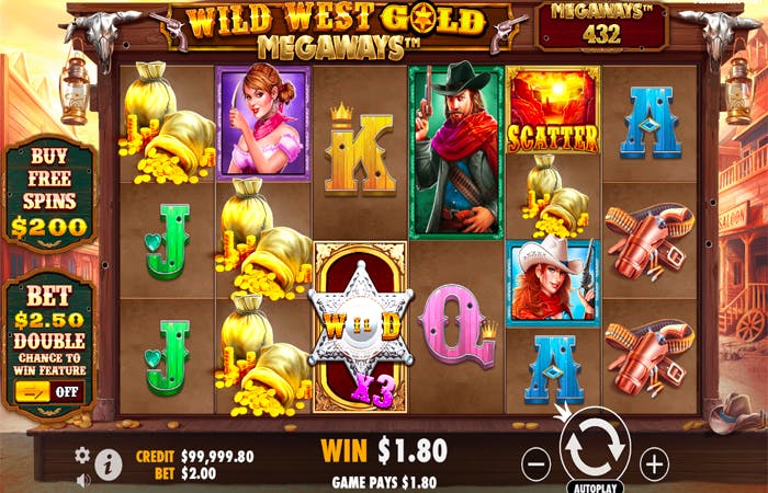Wild West Gold Megaways: Tiedot ja yksityiskohdat logo