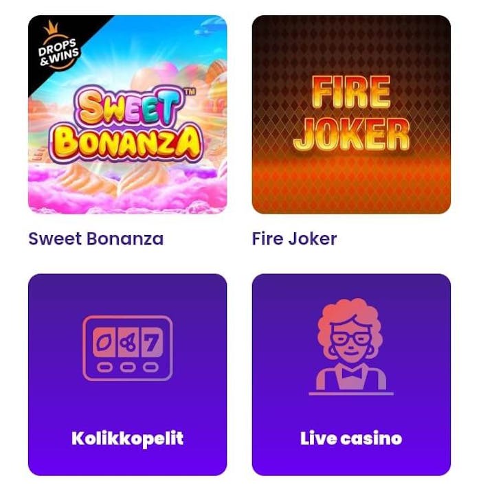 Wildz Casino pelivalikoima