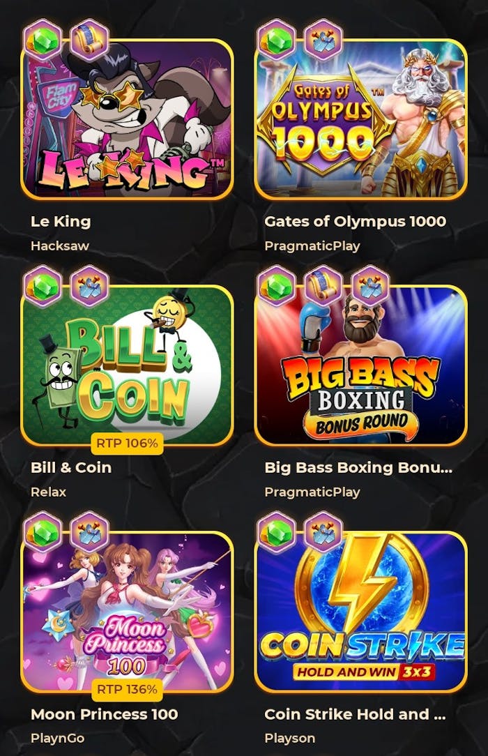 Winlegends Casino pelit