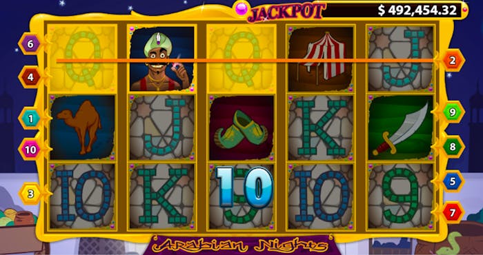 Voittokierros Arabian Nights-slotissa
