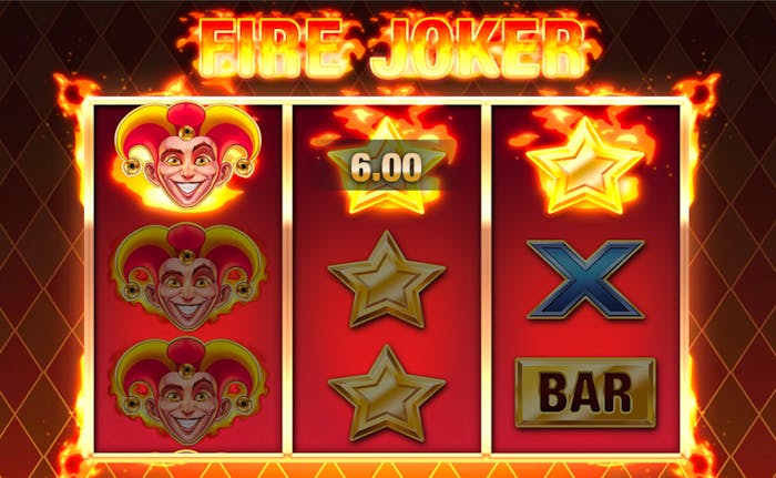 Voittokierros Fire Joker kolikkopelissä.