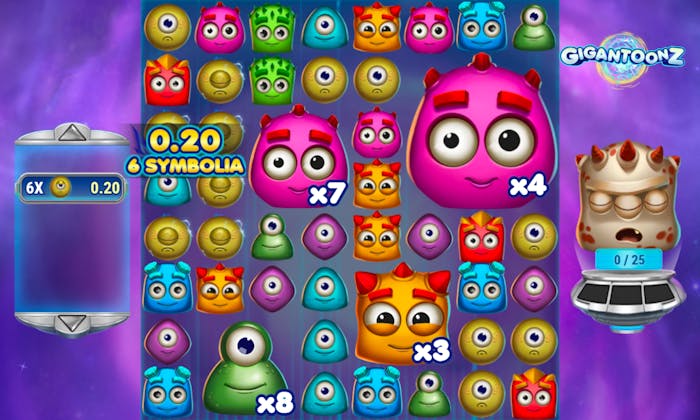 Voittokierros Gigantoonz-slotissa