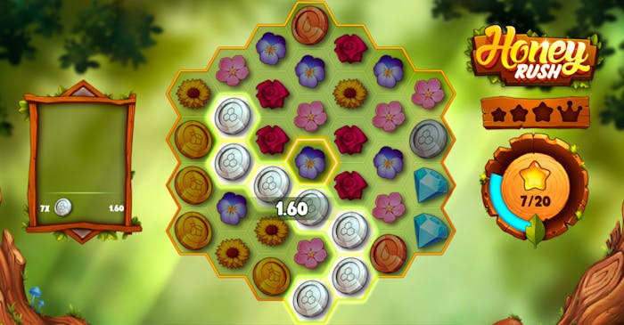 Voittokierros Honey Rush-slotissa