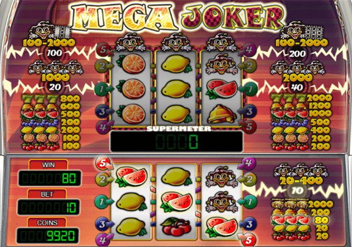 Voittokierros Mega Joker-slotissa