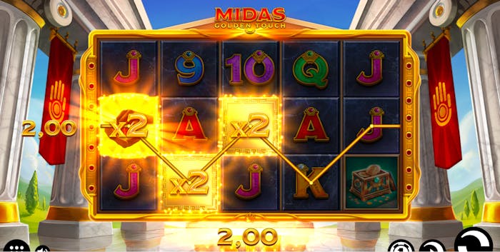 Voittokierros Midas Golden Touch-slotissa