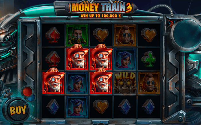 Voittokierros Money Train 3-slotissa 