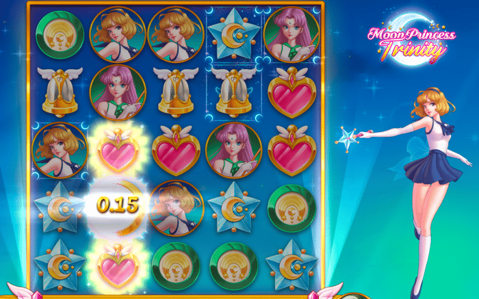 Voittokierros Moon Princess Trinity-slotissa 