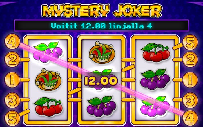 Voittokierros Mystery Joker-slotissa