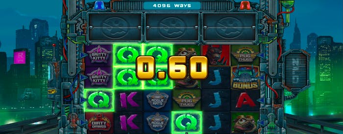 Voittokierros Nitropolis 5-slotissa